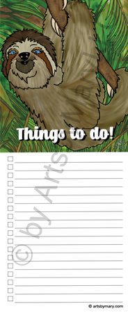 Notepads Winifred Sloth - Hanging in There