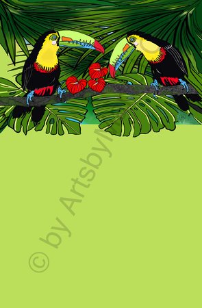 Notepads Charlie and Sophia Toucan