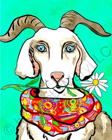 Greeting Cards Gretchen The Goat