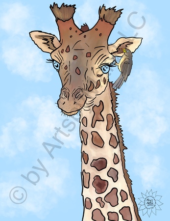 Greeting Cards Genny Giraffe