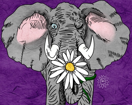 Art Prints Eli Elephant
