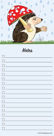 Notepads Hoban The Hedgehog-Notes