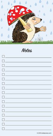 Notepads Hoban The Hedgehog-Notes