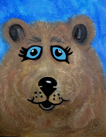 Art Prints Fuzzy The Bear