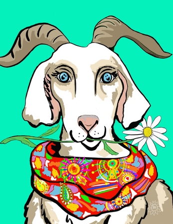 Art Prints Gretchen The Goat