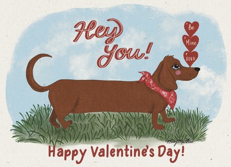 Greeting Cards Winston the Dachshund 