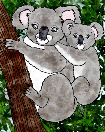 Art Prints Charlotte and Poppy Kola