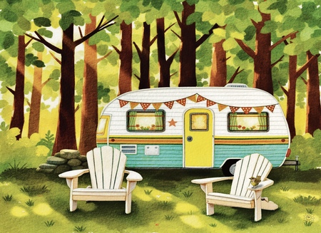 Art Prints Forest Hideaway