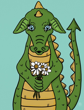 Greeting Cards Wilby The Dragon