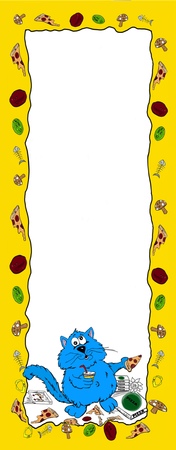 Notepads Fat Cat Hungry - Yellow