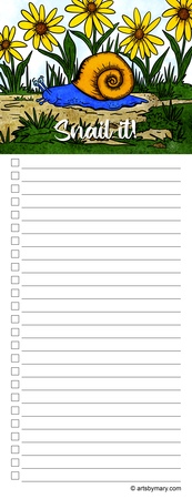 Notepads Sylvan Snail