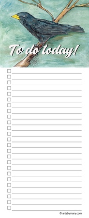 Notepads Poe The Crow