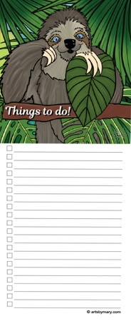 Notepads Winifred Sloth - Standing