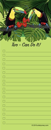 Notepads Charlie and Sophie-Two-Can Do It