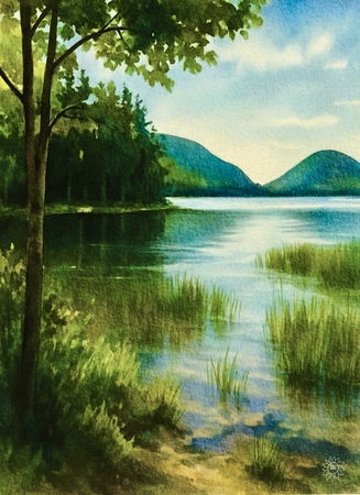 Art Prints Jordan Pond