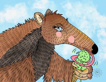 Art Prints Riley The Anteater