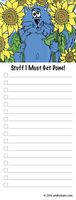 Notepads Fat Cat Among Sunflo..