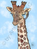 Art Prints Genny Giraffe