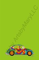 Notepads Peace  Love Music - ..
