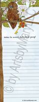 Notepads Wilbur Owl-Notes to ..