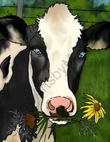 Art Prints Grace The Cow