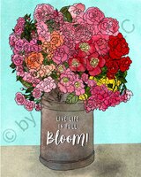 greeting-cards Live Life in Full Bloom!
