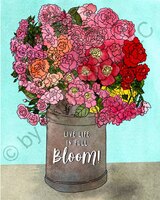 Greeting Cards Live Life in Full Bl..