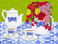 Greeting Cards Tea Time