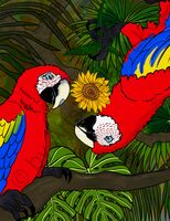 Art Prints Bugging You - Macaws