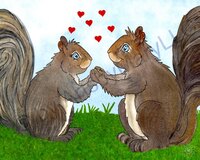 greeting-cards Gemma and West Squirrel 