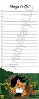 Notepads Fern the Fox -Things..
