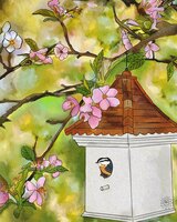 Art Prints Cherry Blossoms and ..