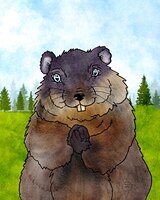 Art Prints Chuckles the Groundh..