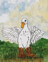 Art Prints Davey Duck