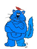 Greeting Cards Fat Cat Cardinal