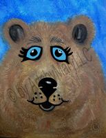 Art Prints Fuzzy The Bear