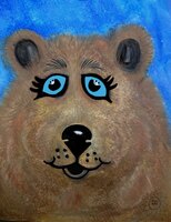 Art Prints Fuzzy The Bear