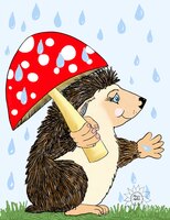 Art Prints Hoban Hedgehog