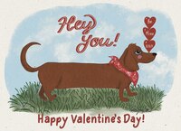 greeting-cards Winston the Dachshund 