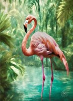Greeting Cards Flora the Flamingo