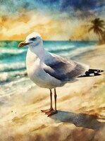 Art Prints Whimsical Flight Her..