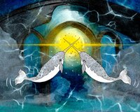 Art Prints Narwhals Transformin..