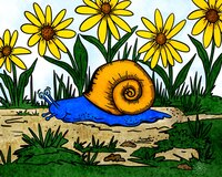 Art Prints Sylvan Snail