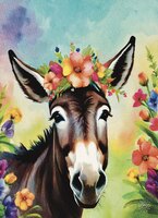 Greeting Cards Cleo the Donkey