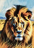 Greeting Cards Majestic Lion