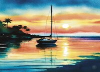Art Prints Coastal Serenity