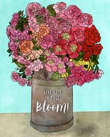 Art Prints Live Life in Full Bl..