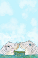 Notepads Hippo Luv