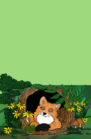 Notepads Fern the Fox - Green