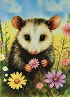 Art Prints Polly Possum